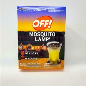 OFF Mosquito Lamp NEW Refillable Contains 1 Caddy 10x10 FT 6 Hrs Mosquito Free